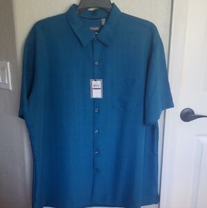 Van Heusen Casual Blue Button Down Shirt